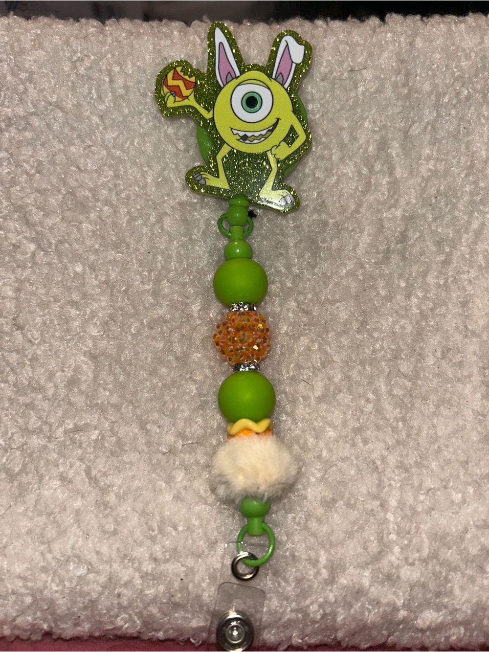 Handmade Mike badge reel